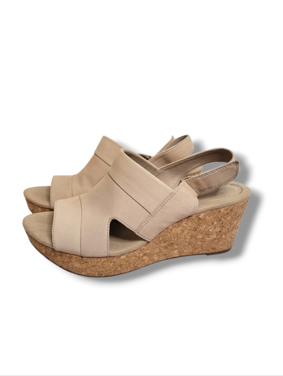 Clarks Shoes - Clarks Annadel Cork Wedge Sandals Size 11